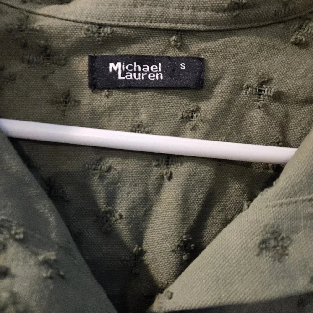 NWOT Michael Lauren Cargo Cropped jacket